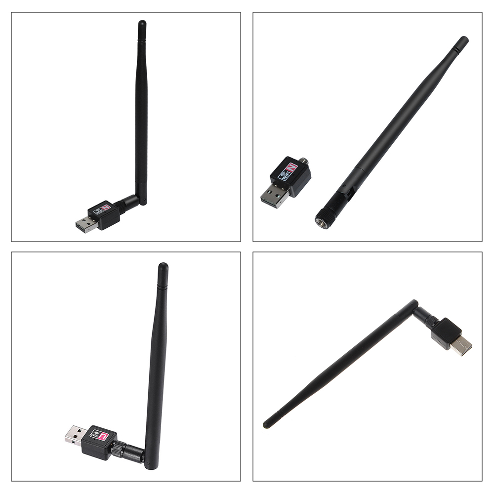 2PCS 600Mbps USB WiFi Dongle Wi-Fi Adapter for PC USB Wireless Network Card Wireless Adapter Wi-Fi Receiver Dongle for Windows - Image 4