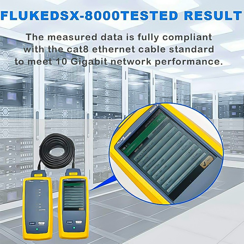 RJ45 Network Patch Cord Cat8 LAN Cable 2000Mhz 40Gbps Suitable for Router Mac Laptop - 20FT - Image 4