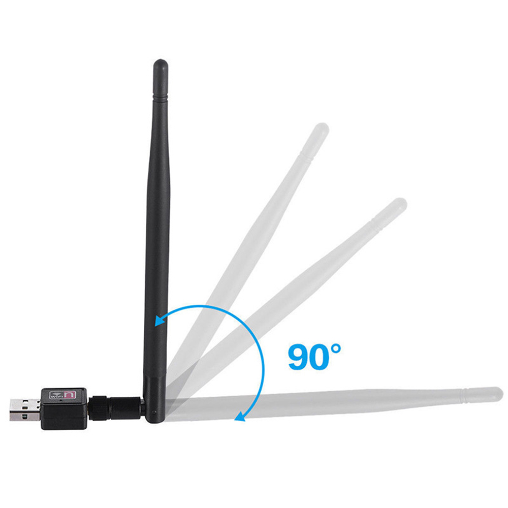 2PCS 600Mbps USB WiFi Dongle Wi-Fi Adapter for PC USB Wireless Network Card Wireless Adapter Wi-Fi Receiver Dongle for Windows - Image 6