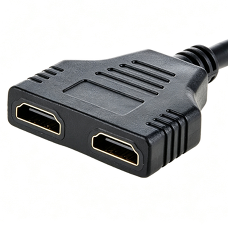 3PCS 1080P HDMI Port Male to 2 Female 1 In 2 Out Splitter Cable Adapter Converter - Image 6