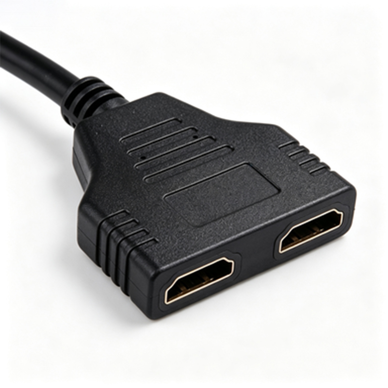 3PCS 1080P HDMI Port Male to 2 Female 1 In 2 Out Splitter Cable Adapter Converter - Image 7